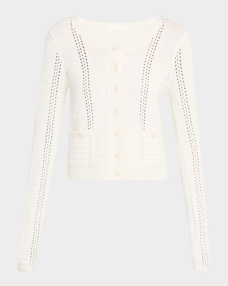Charlotte Slim Crewneck Cardigan